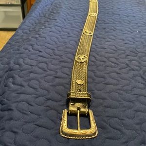 Mens belt with silver stars size 44